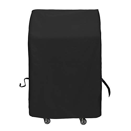 iCOVER 32 Inch Small Grill Cover, fits Most Two Burner BBQ Covers, Outdoor Heavy Duty Waterproof for Copperhead Pellet Smokers 5, 5.5, 7.0, 3 Series Gas Vertical Smoker Red Rock and Pit Boss