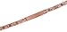 Smarter LifeStyle Sparkling Titanium Magnetic Anklet for Women - Adjustable Bracelet Length with Sizing Tool for Perfect Fit, Womens Magnetic Ankle Bracelet (Rose Gold)