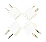 Unidapt US to Australia Plug Adapter - AU/NZ power plug adapter converter - US EU to AU (4 piece)