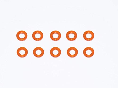 Arrowmax Aluminum Shims (10 Piece), 3x6x1, Orange