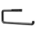 mDesign Wall Mount Paper Towel Holder for Inside Kitchen Cabinets and Home � Black