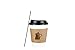 100 Pack - 12 Oz Disposable Coffee Cups with Lids, Sleeves & Stirrer Great for Hot Beverages in Home, Office, Coffee Shop, School, Family Reunions Complete Set, Snap fit Lids & No Leaks