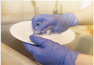 The Basic Nitrile Exam Gloves - Medical Grade, Powder Free, Latex Rubber Free, Disposable, Non Sterile, Food Safe, Textured, Indigo Color, Convenient Dispenser Pack of 100 (XL) Size XL