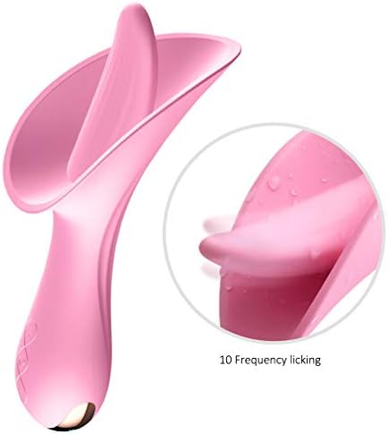 Women Adult viberant Toys 10 Frequency Licking Massage USB Rechargeable Waterproof Tongue Vibrating Toy