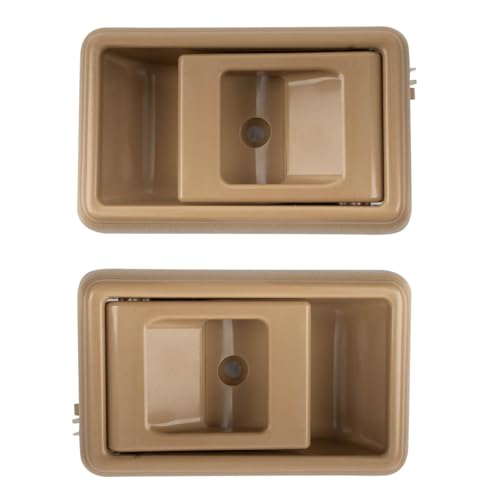 TRQ Left & Right Interior Door Handle Set Front Driver & Passenger Side Compati…