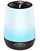 Essential Oil Diffuser, Upgraded 500ml Ultrasonic Diffusers Humidifiers, 4 Timer Settings 7 Colors Light Aromatherapy Essential Diffusers for Essential Oils for Home Office Room Yoga Spa (Dark Wood)