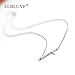 ELBLUVF Stainless Steel Gold Rose Gold Silver Plated Dainty Beads Sideways Cross Double Layers Necklace For Women (Silver sideways cross)