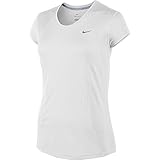 Nike Racer Dri-FIT Running Tee - Women's-White, M