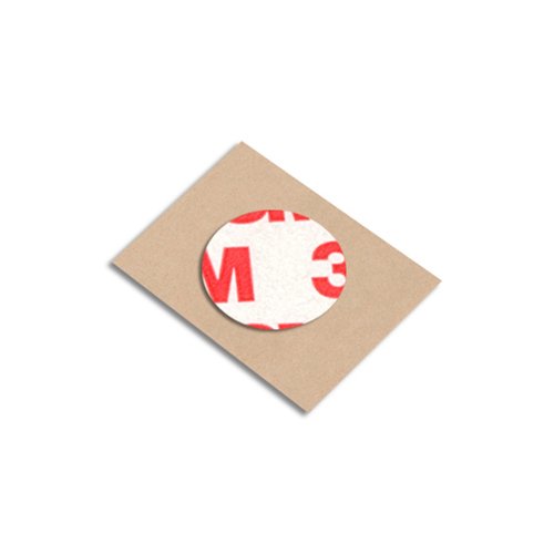 TapeCase 9088 CIRCLE-0.5"-250 Clear Acrylic High Performance Double Coated Tape Converted from 3M 9088, 0.0083" Thick, 0.5" Length, 0.5" Width (Pack of 250)