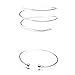 HUNO Minimalist Metal Punk Spiral Coil Upper Arm Cuff Open Arm Bracelet Armlet Adjustable Hammered Wrap Armband Bangle for Women
