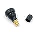 CKAuto TR412 Rubber Snap-in Short Black Tire Valve Stem for Tubeless 0.453 Inch 11.5mm Rim Holes on Standard Vehicle Tires (50pcs/Bag)