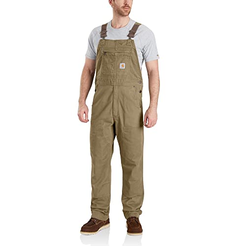 Carhartt Men's Rigby Bib Overall Dark Khaki W36 x L34