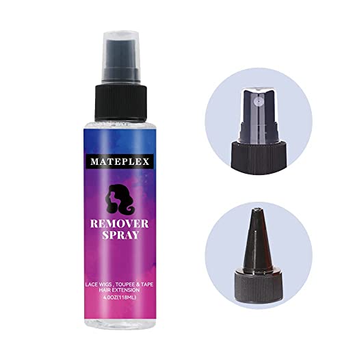 MATEPLEX Tape in Extension Remover，Fast Acting Hair Glue Remover, Wig Glue Remover