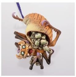 Capsule Q Museum specter Netsuke 3 [three-dimensional view pandemonium] [10. Tsuchigumo [full color]] (single)