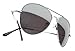 Silver Mirror Aviator Sunglasses