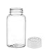 50 Clear Empty Plastic Pill Bottles Cap Medicine Container Vitamin Capsule Safe