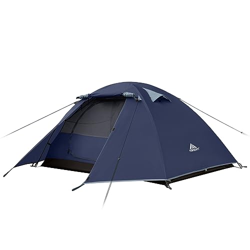 Forceatt Zelt 2 Personen Camping Wasserdicht 3-4 Saison,Ultraleicht Zelte Mit Kleinem Packmaß, Kuppelzelt Sofortiges Aufstellen Für Trekking, Outdoor,