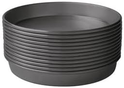 LloydPans 10 Inch by 1.5 Inch  Deep Dish Pizza Pan, Pre-Seasoned, Stick Resistant, Case of 12
