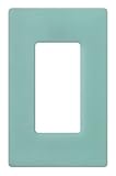Lutron Claro 1 Gang Decorator Wallplate, SC-1-SG, Sea Glass