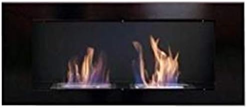 Deluxe Bio-Ethanol Fireplace/Model XXL Plus/Colour: Black/German Import