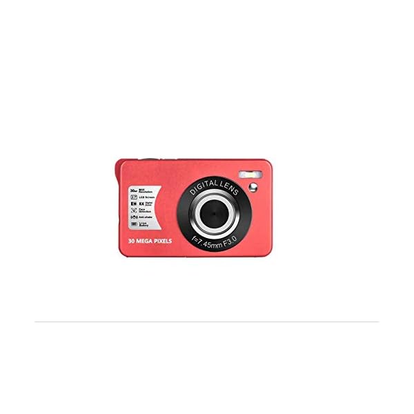 Digitalkamera 2,7 Zoll 1080P 30 Megapixel HD Fotoapparat Digitalkamera mit 8-Fach Zoom-Kompaktkamera Mit 32 GB SD-Karte…
