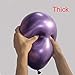 Chrome Metallic Balloons for Party 50 pcs 12 inch Thick Latex balloons for Birthday Wedding Engagement Anniversary Christmas Festival Picnic or any Friends & Family Party Decorations-Metallic Green