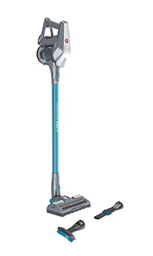 Hoover Akku Saugwischer mit Licht – 3-in-1 Staubsauger mit Wischfunktion & Handsauger – 25 Min. Laufzeit – mit 2-in-1 Zubehoer und grossem Staubbehaelter – Wischsauger mit Parkfunktion [HF322YHM]