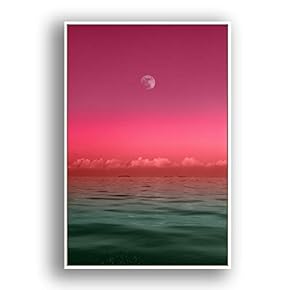 Framed Canvas Wall Art for Living Room, Bedroom Coast and Sea Canvas Prints for Modern Home Decoration Ready to Hang - 16"x24" inches