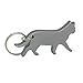 Munkees Cat Bottle Opener Keychain, Mini Pet Kitten Can Opener Key Ring, Small Pocket Lightweight Kitty Beer & Wine Cap Opener for Men, Women, Bartenders, Waiters