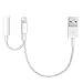 2 in 1 Sout Headphone/Charging Adapter 8-pin to 3.5mm & USB Jack Adapter