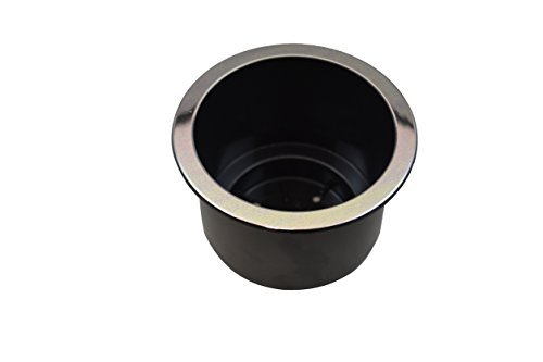 Recliner-Handles Replacement Two Tier Cup Holder for Sofa Sectional Couch Cup Holder with Chrome Lip