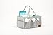 Diaper Caddy, Nursery Storage Bin & Tote Bag for Car Travel and Portable Organizer for Girls & Boys for Changing Table, Great Registry Shower Gift by In Real Life