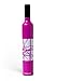Vinrella Wine Bottle Umbrellas | Compact, Light, No Drip, Fun Gift, Manual, Waterproof, Anti-UV | Small Folding Bottle Umbrella for Rain - Artistic Purple