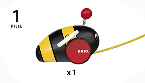 BRIO Pull Along Bumble Bee Baby Toy