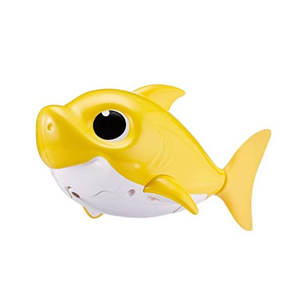 ZURU-ROBO-ALIVE-JUNIOR-Baby-Shark-Battery-Powered-Sing-and-Swim-Bath-Toy-Random-color ZURU ROBO ALIVE JUNIOR Baby Shark Battery-Powered Sing and Swim Bath Toy, Random Color