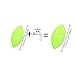CAETLE® Beauty Flawless Makeup Blender Comestic olive shape Sponge Puff light green