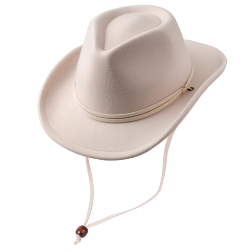 1 Pc Cowboy Hat: Beige 17a