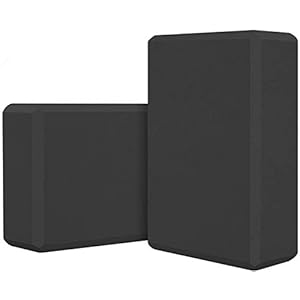 Inshere Yoga Blocks Yoga Strap High Density Soft Non-Slip Pilates Meditation EVA Foam for Women Essential Yoga Equipment