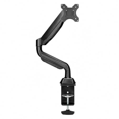 Suporte Articulado para Monitor com Pistão a Gás 10" a 35" | Braço Ergonômico de Mesa com Morsa | Ajuste de Altura, Inclinação 90° e Rotação 360° | VESA 75x75 e 100x100 | Suporta até 9kg