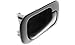 Evan Fischer Interior Door Handle compatible with Honda Civic 92-95 Front RH Inside Gray Plastic Sedan (=Rear RH)