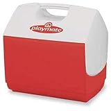 Igloo Playmate Elite 16 Qt. Personal Sized Cooler, Red Body with White lid – 43362