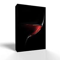 Canvas Wall Art Wine Glass Canvas Prints Home Artwork Decoration for Living Room,Bedroom - 12x18 inches