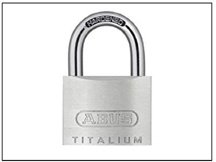 ABUS 64TI/30HB60 30 x 60mm Carded Titalium Padlock with Long Shackle, Chrome
