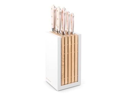 WUESTHOF Classic Pink Himalayan Salt 8 Piece Knife Block Set