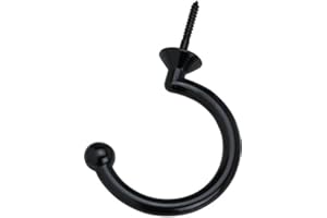 CueStix International Small Black TPHKBF Facemount Hook