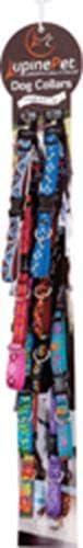 Random assortment of LupinePet Originals 3/4" Adjustable Collars, size 13-22", for Medium or Larger Dogs.