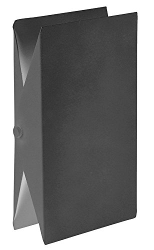 Luminária Alumínio Retangular 12 x 10 cm G9 Preto