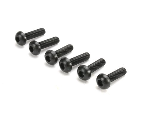 Team Redcat 6 Steel Button Head Screw Vehicle, 3.5 x 13 mm