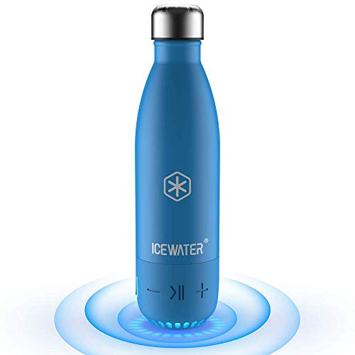 ICEWATER 3-in-1 Smart Stainless Steel Water Bottle(Glows to Remind You to Stay Hydrated)+Bluetooth Speaker+ Dancing Lights,17 OZ,Stay Hydrated and Enjoy Music,Great Gift (Blue)) - Thumbnail 7