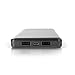 Mobility 10,000 mAh Power Bank (black) w/ Dual USB Output - Portable Charger/Lithium Polymer Battery Backup Pack Designed to Charge Cell Phones, Tablets & Mobile Devices While Traveling or On-the-Go
